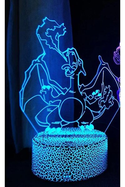 BANDAI 7colors NO Remote Pokemon Gengar Haunter Gastly 3D Lamp Anime LED Nigh...