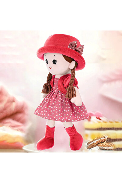 Choice 35cm WWXiner-Red 35cm Baby Girl Rag Doll With Removeable Hat Skirt Swe...