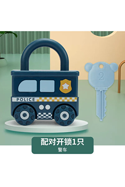 Choice4 Blue Baby Learning Lock with Key Car Games Montessori Educational Toy...