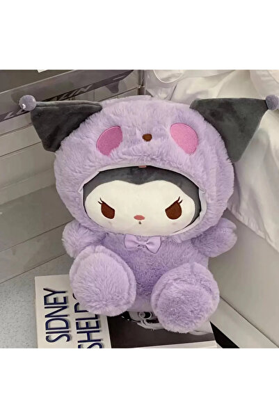 Choice 25cm-9 =New Kawaii 25cm Sanrio Plush Toy Jade Dog Kuromi Dressing Doll...