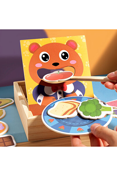 Choice Feeding Game NEW Montessori Parent-Child Interaction Play House Simula...
