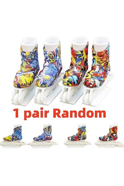 Choice 1 pair Random Mini Finger Children's Skate Shoe Toys Funny Toy To Cult...