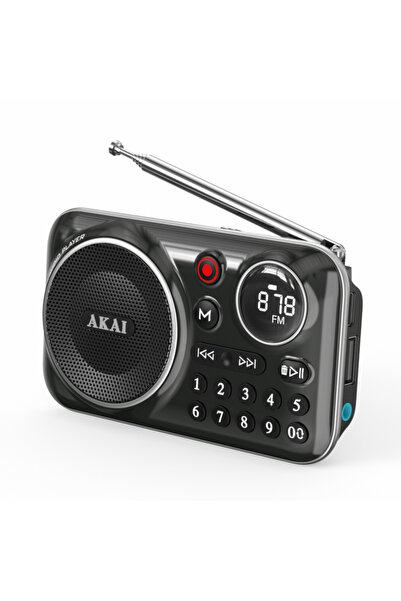 AKAI Portable radio APR-500, Usb, Black