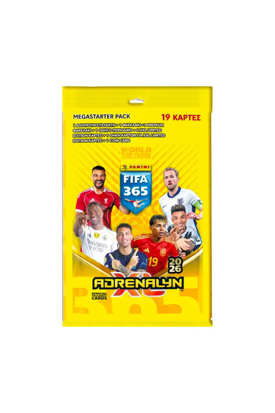 Panini FIFA 365 2026 ADREN.MEGA ΠΑΚΕΤΟ ΕΚΚΙΝΗΣΗΣ PA.AL.FI.226 Ένα Χρώμα