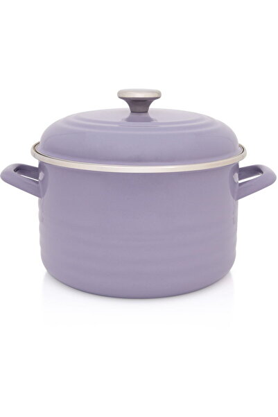 Metalac Oala cu capac Standard Metalacemail, 24cm, 6.75l, lila pastel