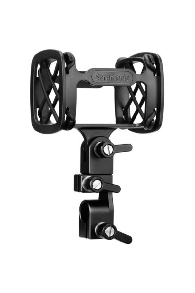 Saramonic Suport universal microfon SR-SMC11, pentru microfon tip pusca, Negru