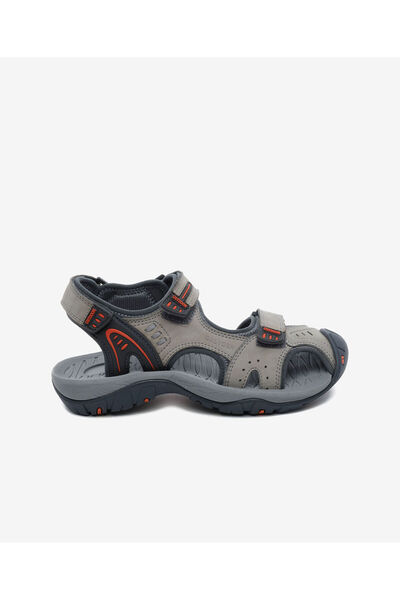 Greyder Sandale de damă din piele naturală gri deschis 5Y2CS30644