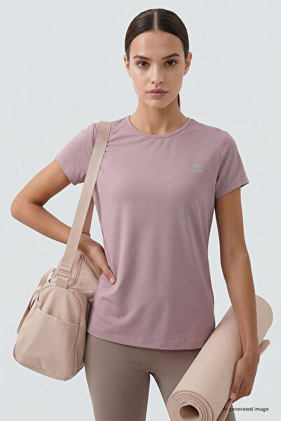 TOMMY LIFE Dusty Rose Basic Short Sleeve Standard Fit O Neck Women's T-Shirt ...