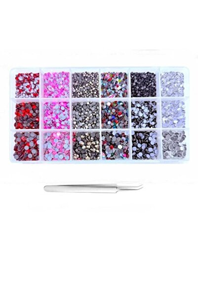 yiğit aksesuar 3 Boy 6'şar Renk Hotfix Ütü Ile Yapışan Taş 2.5mm-4mm-5mm Taş ...