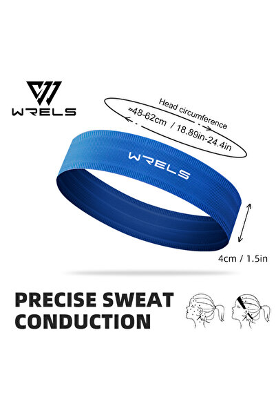 choice2 dark blue Sports Headband Anti Slip Yoga Hair Band Quick Dry Running ...