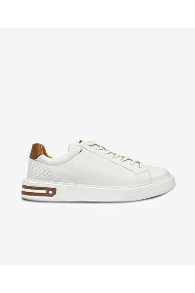Greyder Erkek Beyaz Hakiki Deri Sneaker Ayakkabı 6Y1SA14811