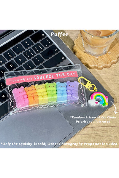 Choice Dopamine Bear Dopamine Bear Food-grade Silicone Taba Squishy, Office S...