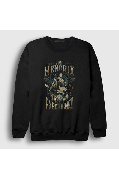 Presmono Unisex crna majica Jimi Hendrix 302331tt