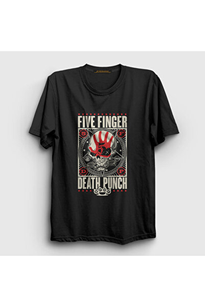 Presmono Tricou unisex Black Knuckle Five Finger Death Punch 62941tt
