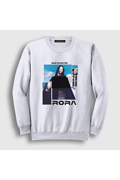 Presmono Unisex White Poster Rora Babymonster Baby Monster Sweatshirt 609251Tt