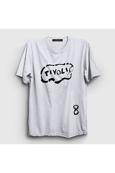 Presmono Unisex White Tivoli Pearl Jam T-shirt 74388tt