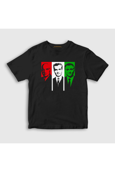 Presmono Unisex Kids Black Pahlavi Kings of Iran Iran T-Shirt 593821Tt