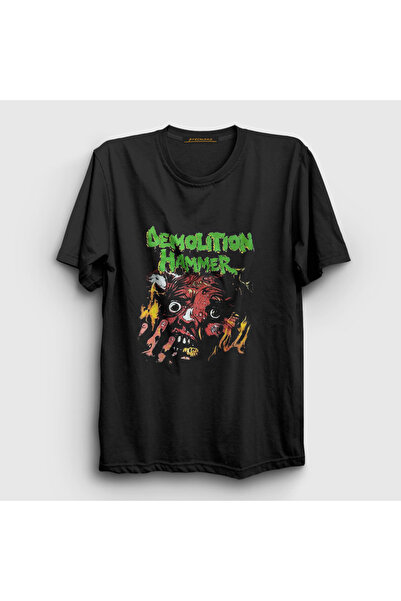 Presmono Унисекс мајица Siyah Tortured Existence Demolition Hammer 482973tt