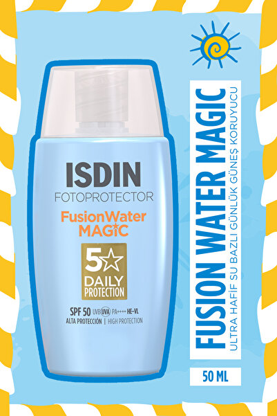 ISDIN Fotoprotector Fusion Water Magic Spf50 50 ml Water Based and Non-Markin...