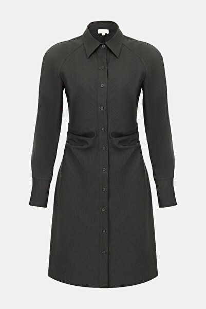W Collection ANTRASİT MİNİ ELBİSE