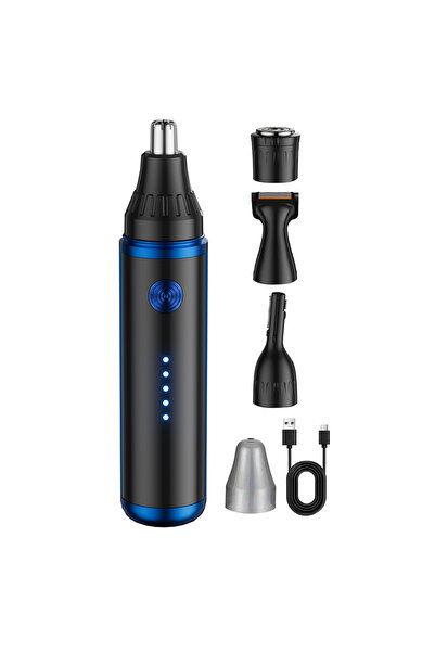 Choice Blue Electric Nose Trimmer, USB Rechargeable Trimmer For Nose And Ear ...
