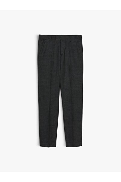 Sisley Pantaloni chino personalizați cu logo și amestec de materiale vâscoase...
