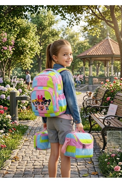 Tiny Kulomi Girl's Printed Primary School Backpack Primary School Backpack Sa...