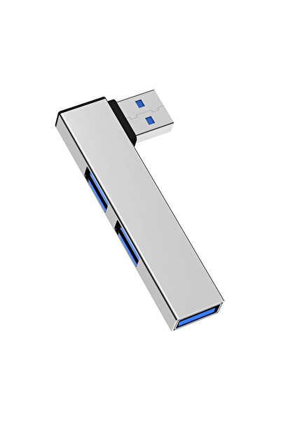 Choice محول USB فضي 3 في 1، محول OTG USB 3.0/Type-C 3.0 إلى 3 منافذ USB، سرعة...