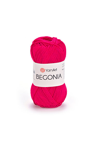 Yarnart Begonia - Ață de tricotat manual mercerizat Fuchsia-6358