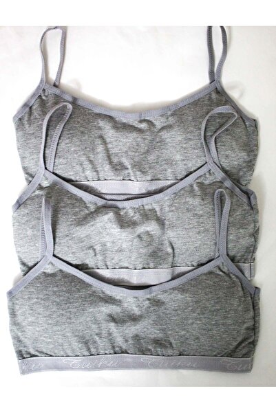Murat Çorap 3 PIECES GRAY PASSION BRAND REMOVABLE PAD SPONGE HALF ATHLETE S-M...