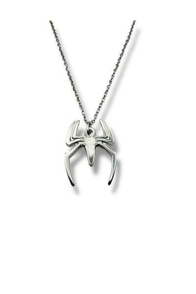 Herşey Nota Spider (Örümcek) İnce Zarif Unisex Kolye – Şıklık, Güç ve Minimal...