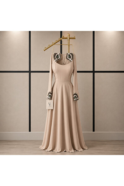 GORI FASHION فستان باربي تطريز يدوي