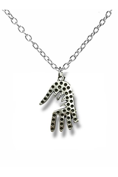 Herşey Nota Mother and Daughter Hand in Hand Figured Necklace – 60 cm Chain, ...
