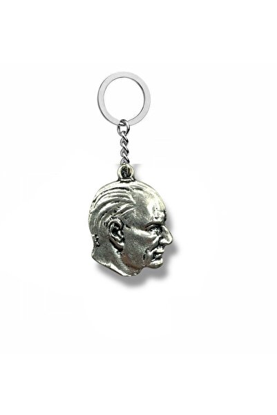 Herşey Nota Breloc metalic cu siluetă Mustafa Kemal Atatürk – Accesoriu unise...