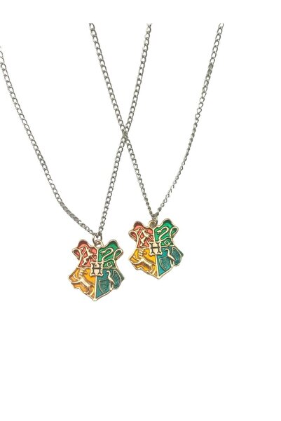 Herşey Nota Harry Potter Hogwarts Binary Double Necklace