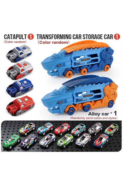 choice2 Triceratops Transport Dinosaur Truck with Foldable into Standing Tran...