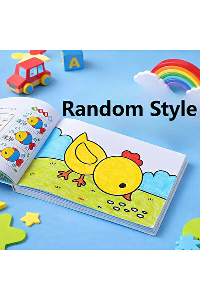 Choice 1PCS-Random Coloring Book with Doodle Drawing Pages for Relaxation Cre...