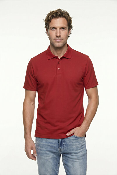 Kiğılı Polo Neck Regular Fit Embroidered T-Shirt