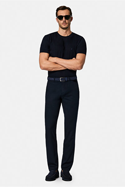 Abdullah Kiğılı Slim Fit Modal Blend Side Pocket Canvas / Chino Trousers