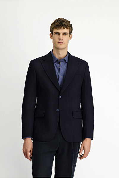 Kiğılı 7 Drop Slim Fit Slim Fit Classic Striped Jacket