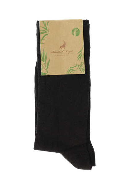 Abdullah Kiğılı Single Bamboo Blended Lycra Flexible Plain Socks