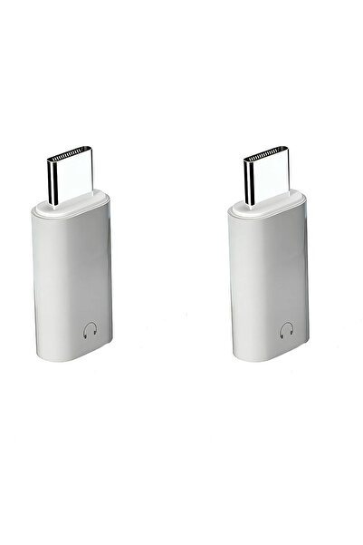 Choice1 white 2pcs USB Type C to 3.5mm jack Audio Adapter USB C 3.5mm Aux Ada...