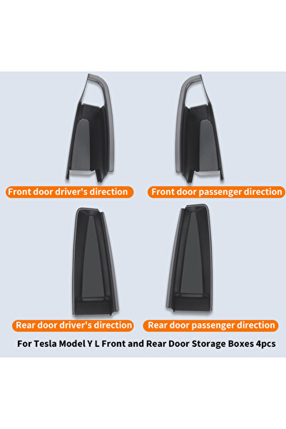 choice2 6-seater Model YL for Tesla Model 3/Y/Model YL Door Handle Storage Bo...
