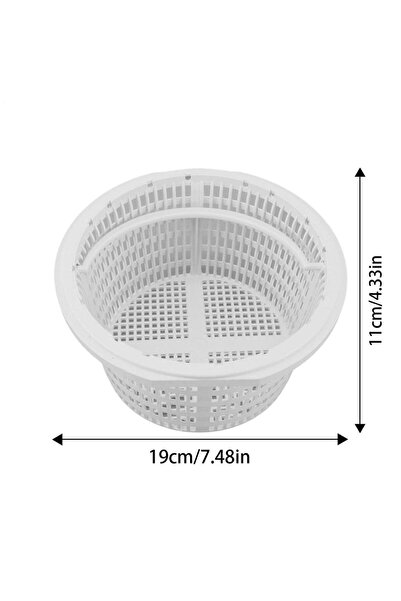 Choice White Skimmer Basket Replacement Skimmer Basket for in-Ground Pools Ma...