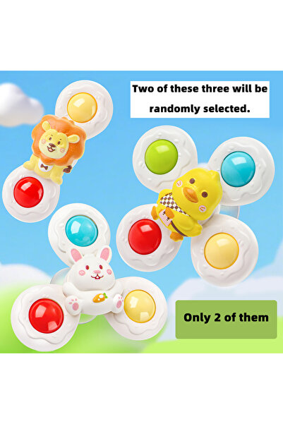 Choice5 Z HRXW001 Random two Cute Baby Sucker Spinning Toys Children Bath Mon...