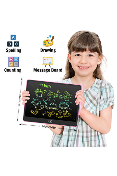 Choice4 11 INCH PINK 16/13/11 Inch LCD Writing Board Drawing Tablet Kids Writ...