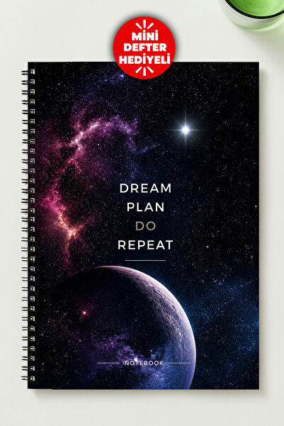 BLACKONECLASS Special Design Themed A5 Metal Spiral Bound Unlined Cardboard C...