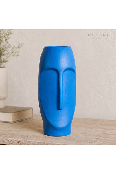 Mosarte Stoneface Series Minimalist Soyut Yüz Vazo / Heykel – Modern Dekorati...
