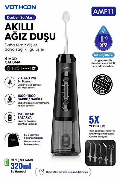 Genel Markalar 3r5 store 1181802 Ağız Duşu Diş Bakım Cihazı 4 Modlu Diş Arası...
