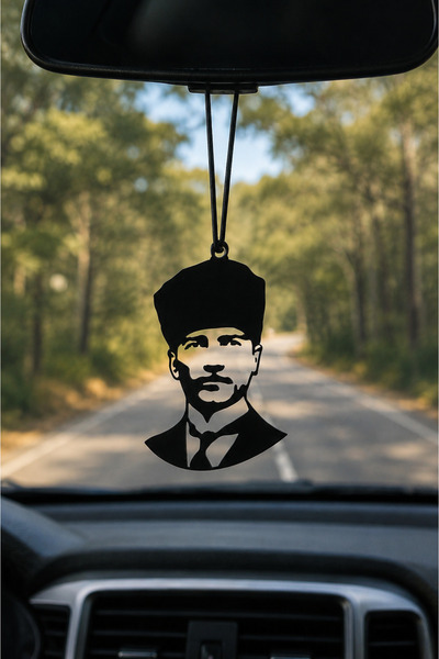 VENON Metal ✨ ATATÜRK ATAM✨ Dikiz Aynası Süsü Metal Araba Askılık Motifli Oto...